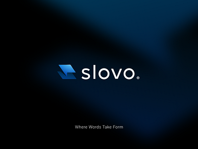 logo for slovo agency branding logo logotype type typography
