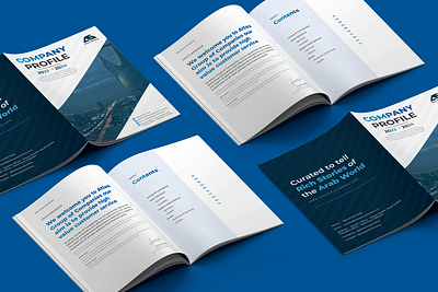 Atlas Company Profile Design booklet design branding company profile