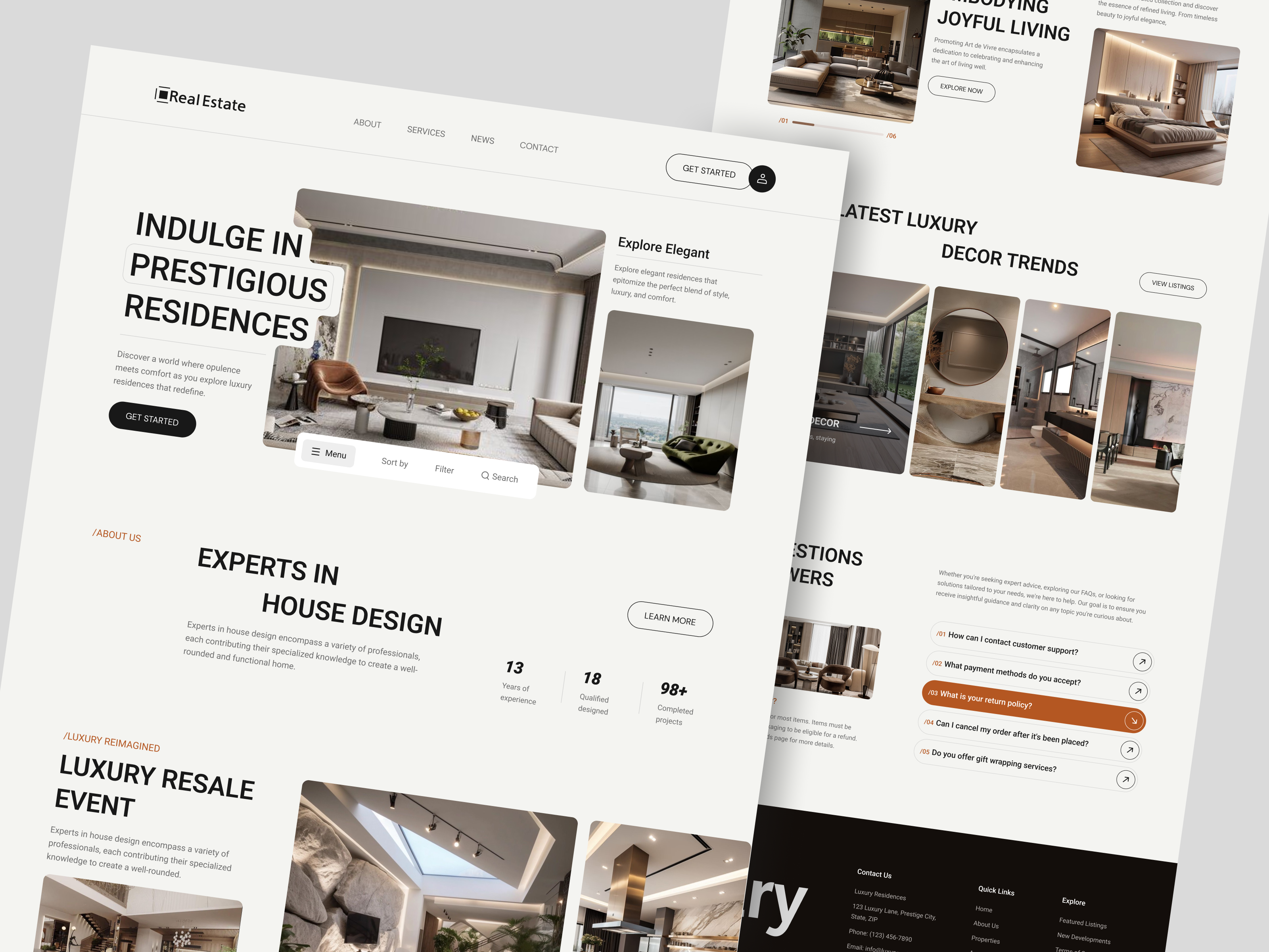 Example of Real Estate Landing Page 🏡