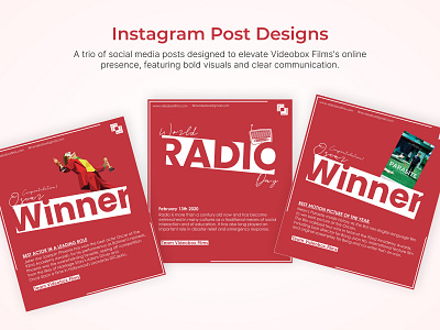 Instagram Post Design ads branding elegant facebook films graphic design instagram minimal movies poster professional social media twitter