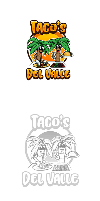 Design project - Taco's del valle 3d branding business cartoon design graphic design illustration isolated logo motion graphics ui vector white