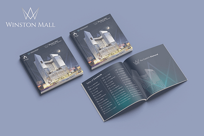 Winston Mall - Booklet Design booklet branding company profile design graphic design illustration vector