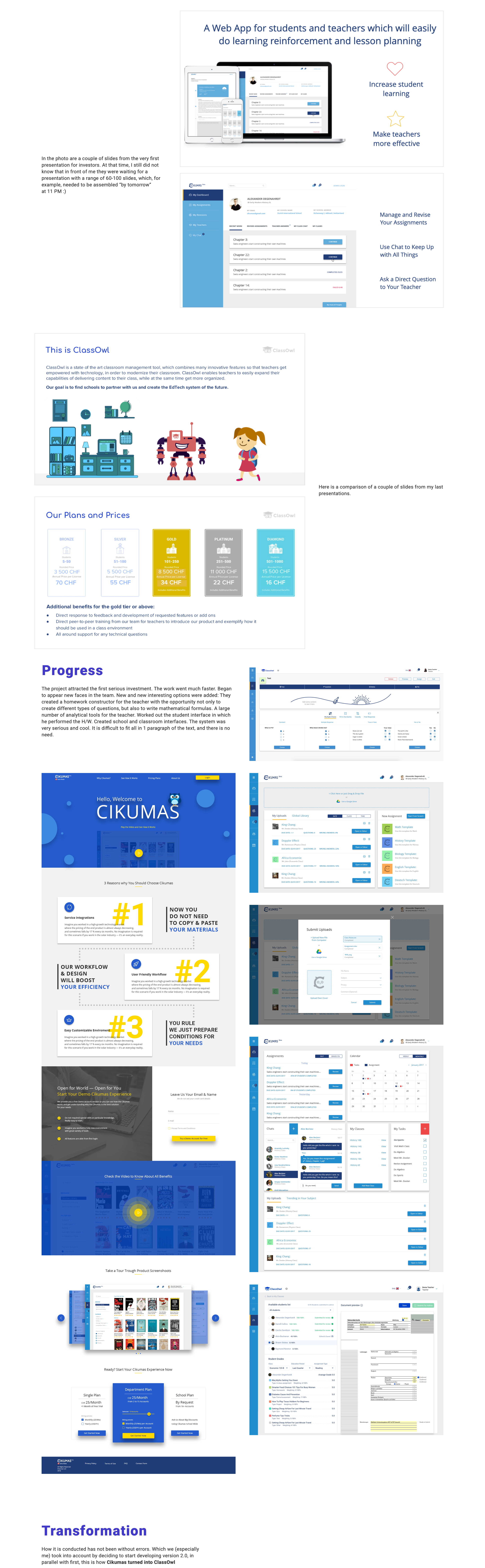 ClassOwl an EdTech Platform [Startup Story] bran component design system logo product design showcase startup story ui ui components ux