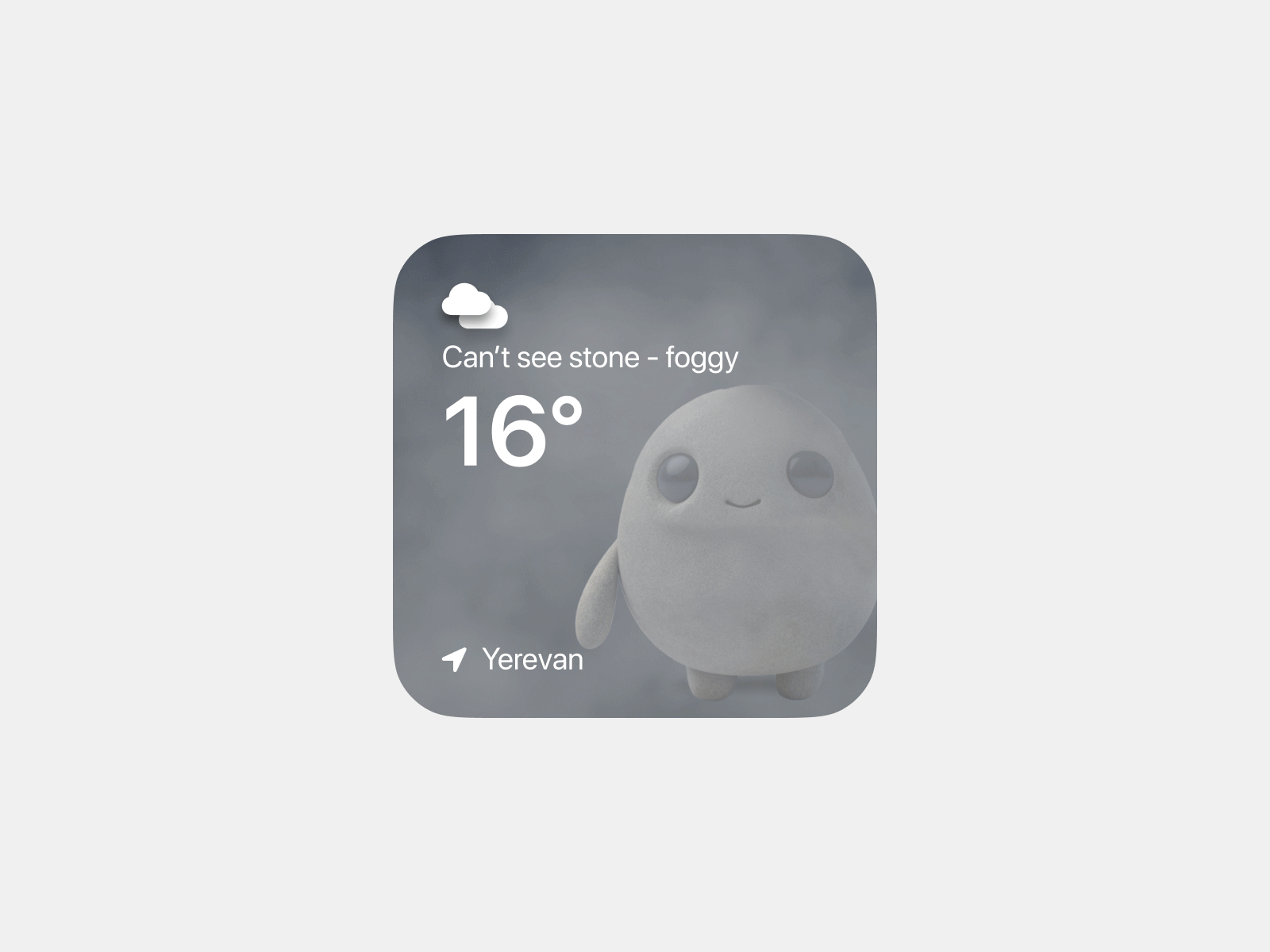 Weather Rock Widget app rock ui ux weather widget