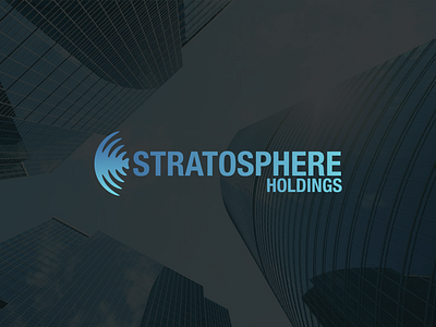 Stratosphere holdings abstract logo adobe atmosphere blue blue logo branding corporate corporate logo design gradient gradient logo grafiko labs graphic design holding logo illustration logo logo design minimal logo simple simple logo