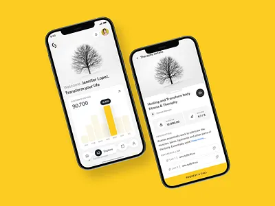 Therapist App medical app mobile app therapist app ui