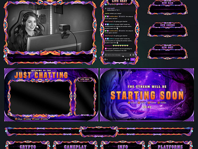 Fairyland Stream Overlay Package overlay full package