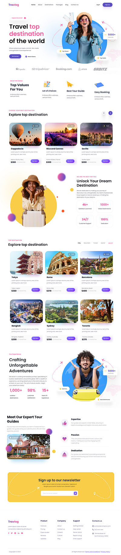 Traveling Mockup Design design fig figma graphic design ui ux