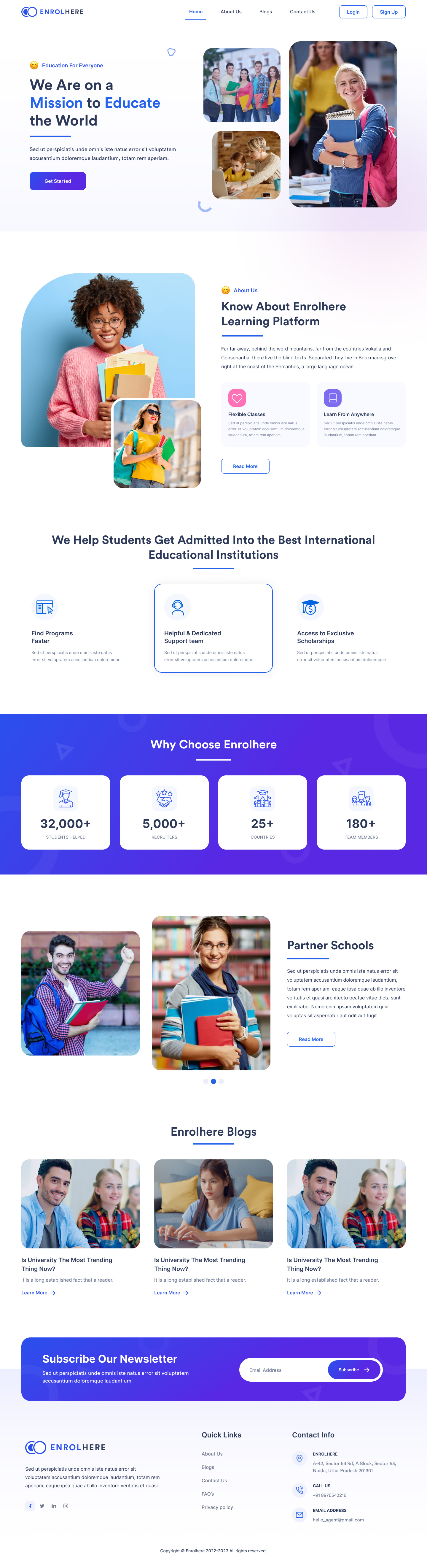 Education Mockup Design design figma graphic design ui ux