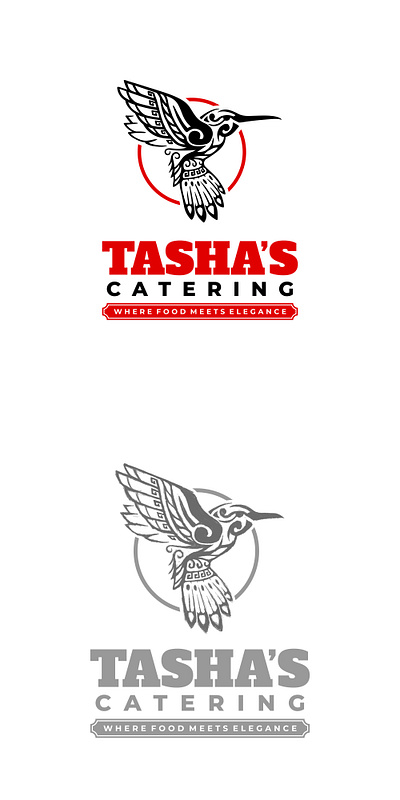 Design project - Tasha's catering branding design graphic design illustration isolated logo ui vector white