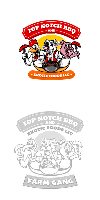 Design project - Top notch bbq animation branding business cartoon design graphic design illustration isolated logo motion graphics ui vector white