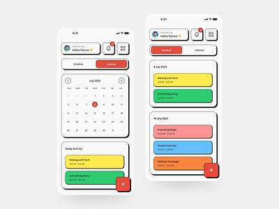 Skeduler - Calendar App 📅 app application branding calendar clean design illustration logo mobile reminder schedule ui ux