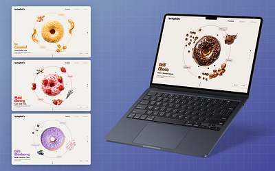 Web design | Donuts store | Figma artistic direction figma graphic design ui ui design