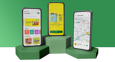 Stash Grocery App - UI/UX Design app design mobile app ui design uiux design ux design