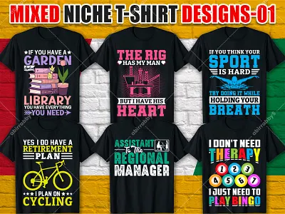 Mixed Niche T-shirt Designs-01 apparel apparel design band merch clothing custom t shirt design merch merch by amazon merchandise print print design shirt shirt design t shirt t shirt bundle t shirt designer tee shirt teespring typography typography design typography t shirt