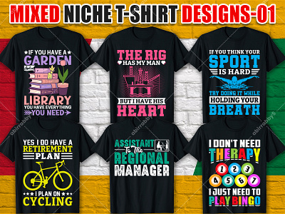 Mixed Niche T-shirt Designs-01 apparel apparel design band merch clothing custom t shirt design merch merch by amazon merchandise print print design shirt shirt design t shirt t shirt bundle t shirt designer tee shirt teespring typography typography design typography t shirt