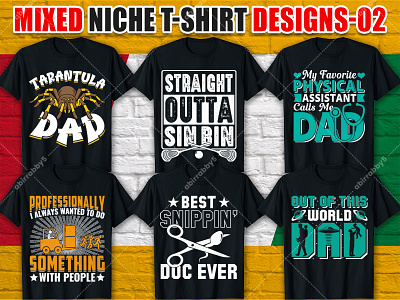 Mixed Niche T-shirt Designs-02 apparel apparel design band merch clothing custom t shirt design merch merch by amazon merchandise print print design shirt shirt design t shirt t shirt bundle t shirt designer tee shirt teespring typography typography design typography t shirt