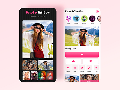 Photo Editing App UI ui