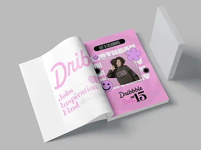 Dribbble at 15 branding design graphic design illustration typography