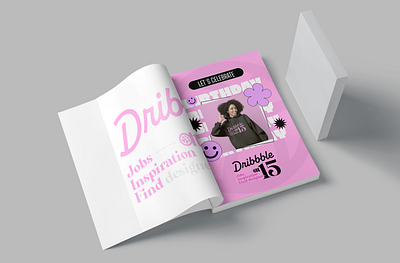 Dribbble at 15 branding design graphic design illustration typography