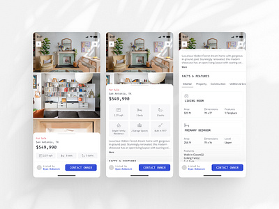 Real Estate App - Property Detail Page app design architecture daily ui details page home product design property real estate ui ui design ux design