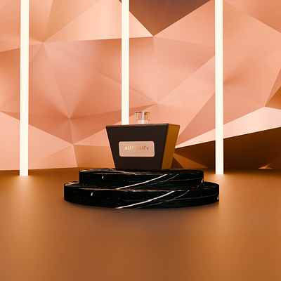 3d Perfume Model 3d animation motion graphics