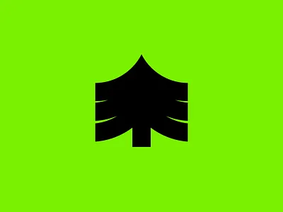 ECOPIVES brand branding eco ecology forest green lines logo lumber mark minimalist pine plant tree vector