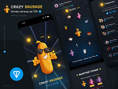 Miniapp Telegram JL2724 app app design game design illustration miniapp miniapp design mobile app mobile design tag game tag telegram telegram telegram design ui design uiux ux design