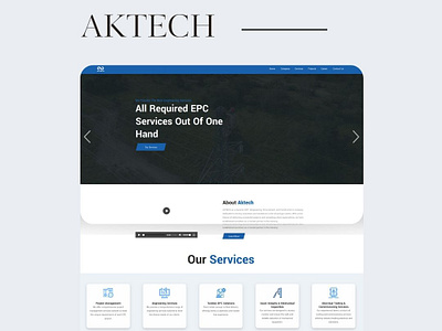 AKTECH development ui ux web design website