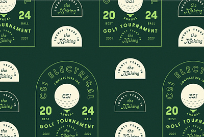 Golf Tournament Badge badge badge design branding design golf golf design golf logo graphic design icon illustration logo sports logo type vintage