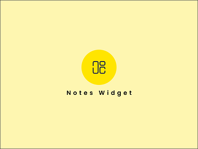 🎨 Daily UI Challenge - Day 64: Notes Widget 📝 dailyui