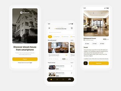 ISLAND.APT - Real Estate Application aesthetics design product design ui design uiux user experience user interface