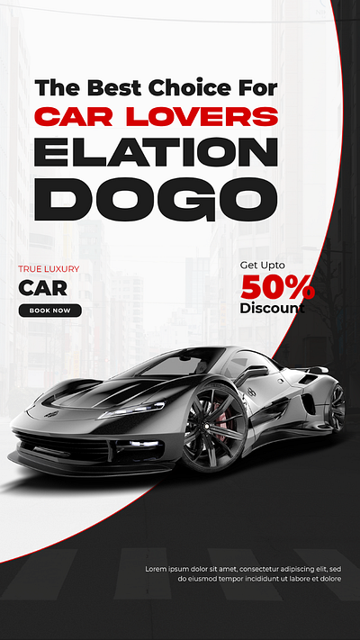 CAR POST 3d advertising ai branding car post design graphic design illustration landing page logo motion graphics post social social media post typography ui ux vector