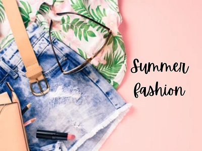 template,summer fashion graphic design