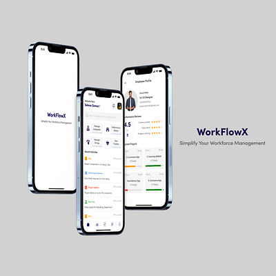 WorkFlowX animation graphic design ui