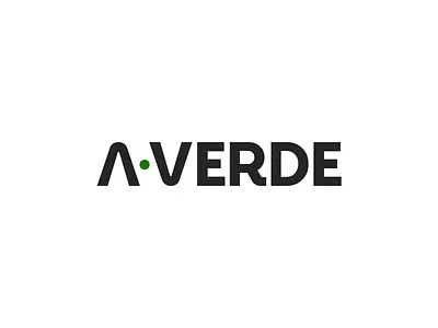 A-Verde logo design graphic design logo ui