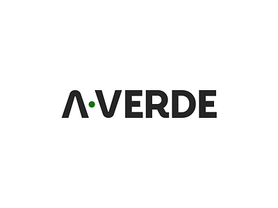 A-Verde logo design graphic design logo ui