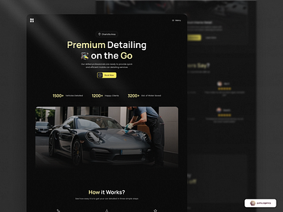 Mobile Detailing - Website Design design design agency landing page redesign website