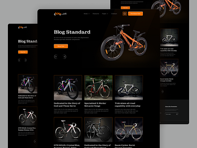 Cycle Website Blog List Page bicycle bike biking cycle cycle shop cycling ebike ecommerce product saas shop shopify travel website design