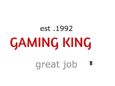 gaming king branding graphic design logo