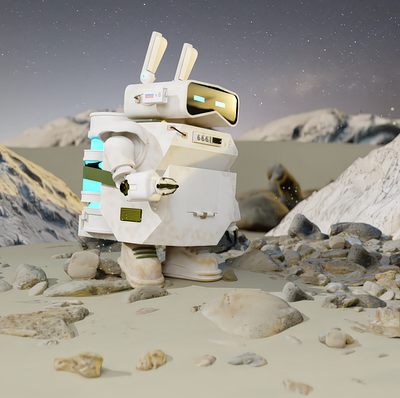 Mars Blender 3D motion design 3d 3d animation animation blender blender 3d blender community cartoon style design graphic design illustration mars motion graphics