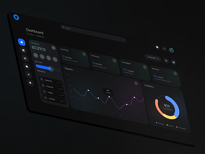 ProfitPulse - SaaS Finance/Sale Management App app b2b dark mode dark theme dashboard design finance fintech graph saas sales staistic ui uiux user experience user interface ux wallet web app