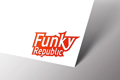 Novelty logo- Funky Republic logo branding creative logo design funky logo funny logo graphic design letter logo logo logo concept logos ideas mall logo minimal logo modern logo print design shop store text logo vector