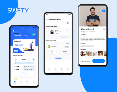 SWFTY design mobile design mobile ui ui uiux ux