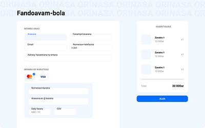 Checkout checkout dailyui design forms graphic design malagasy payment form ui