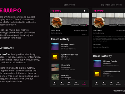 User Profile #006 branding dailyui logo ui