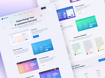 StoreGrowth Sales Booster WooCommerce Website agency branding company design landing page ui website woocommerce