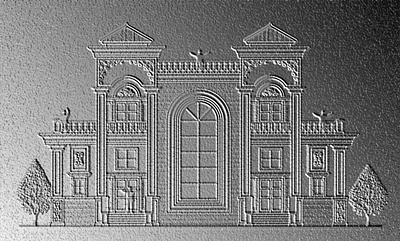 Modern classic house Relief 001 architect ui