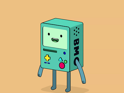 BMO - Adventure Time 3D model 3d ai animation branding cartoon design game graphic design illustration interface logo machine robot toy ui ux vector