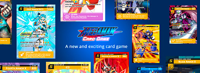 Mega Man Card Game (personal study project) animation cardgame graphic design illustration motion graphics typography